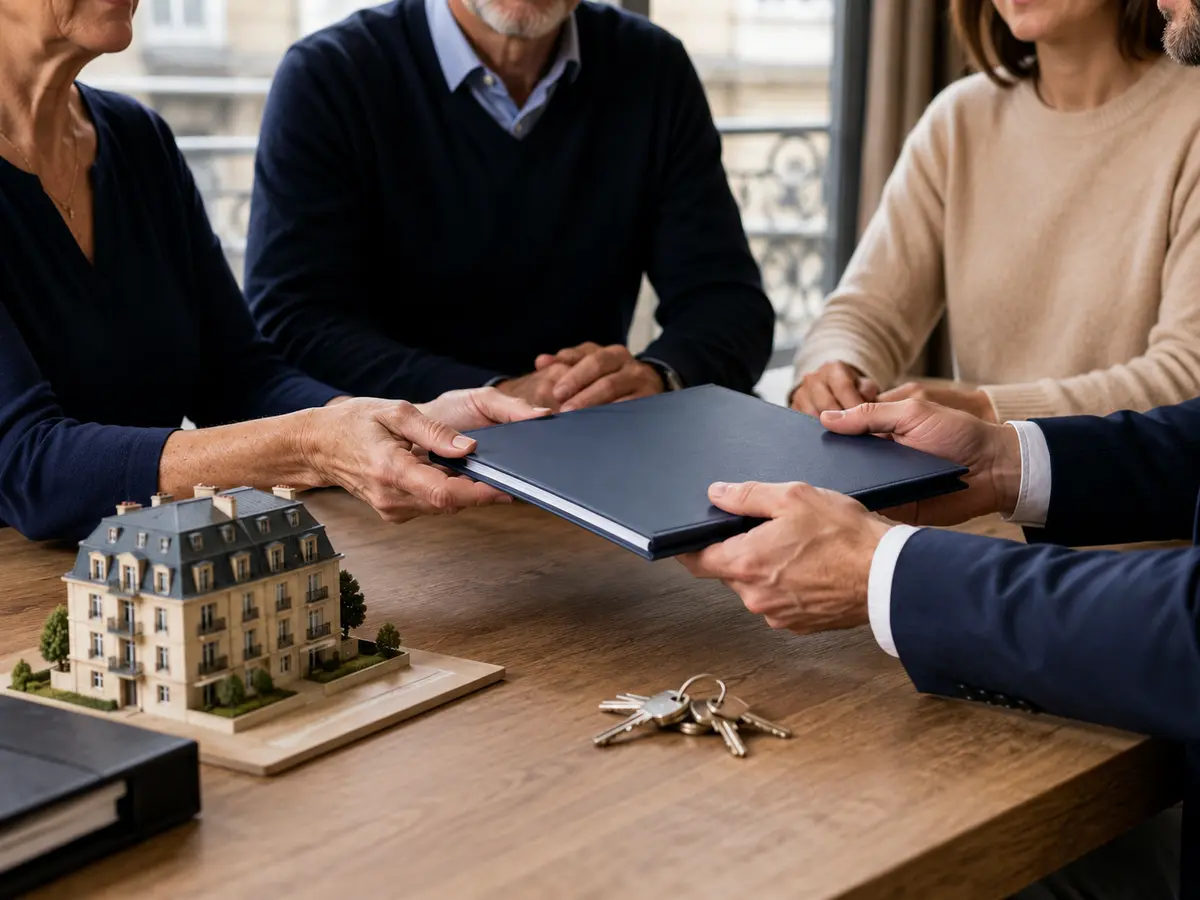 Transmission familiale de parts de SCI immobilière
