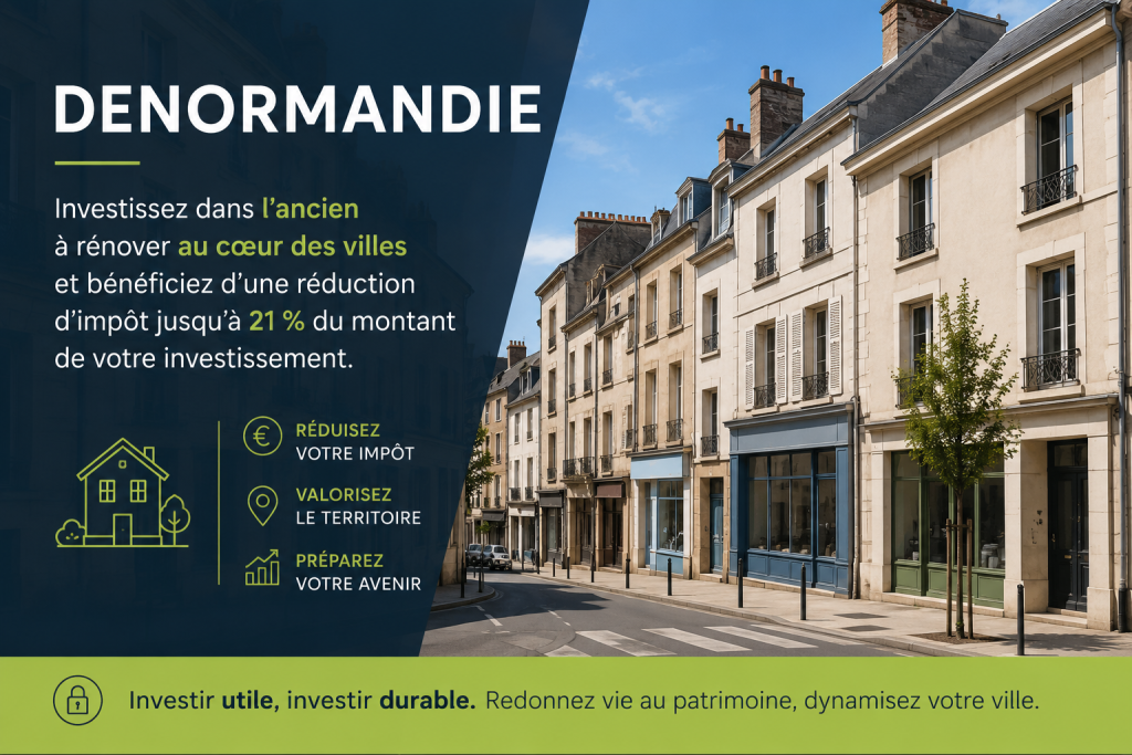 denormandie investir et reduire vos impots