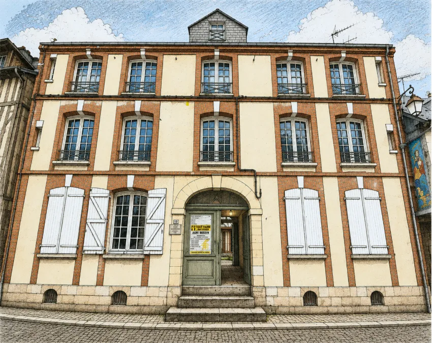 HONFLEUR, 83, rue Haute Malraux - Loi Denormandie - Déficit foncier