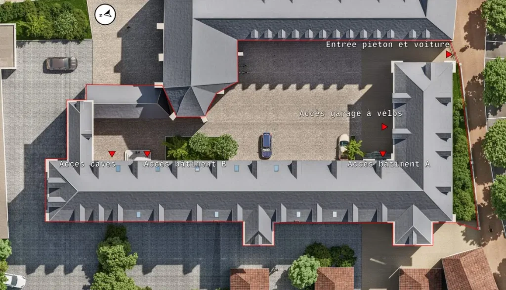 Vue 3 du programme Hôtel-Dieu à Douai