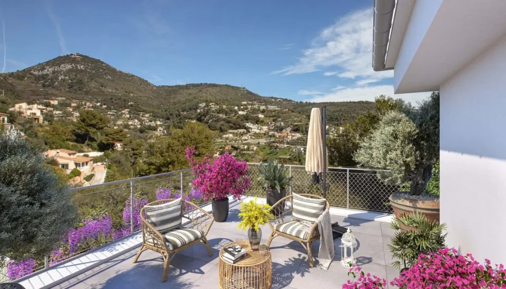 Vue 2 du programme Les Terrasses du Mont à Falicon