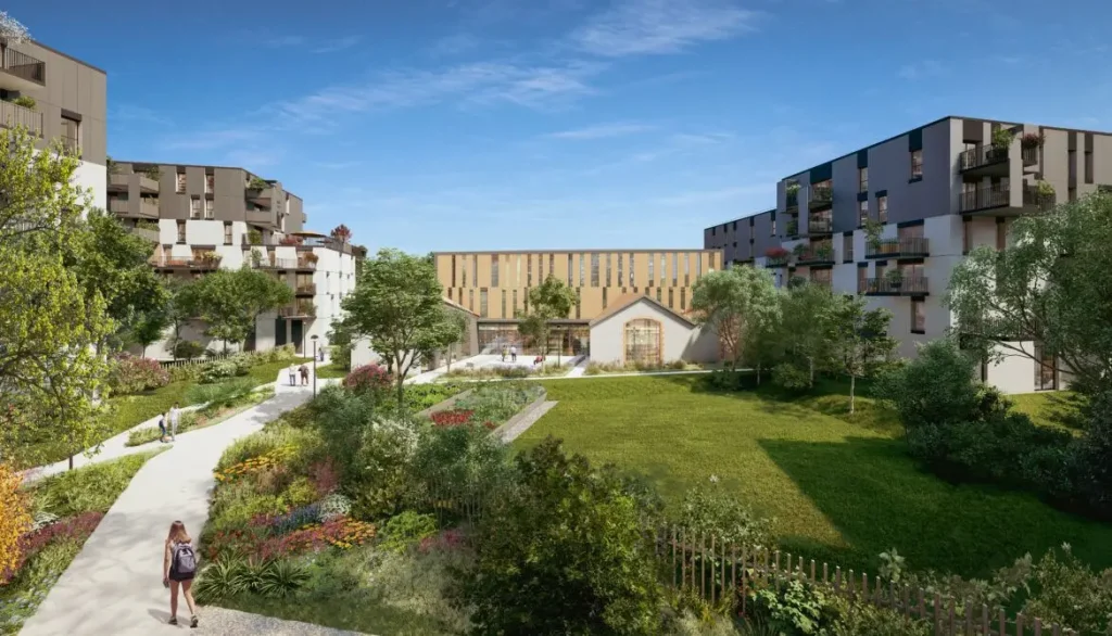 Vue 3 du programme Carré Rabelais à Tours