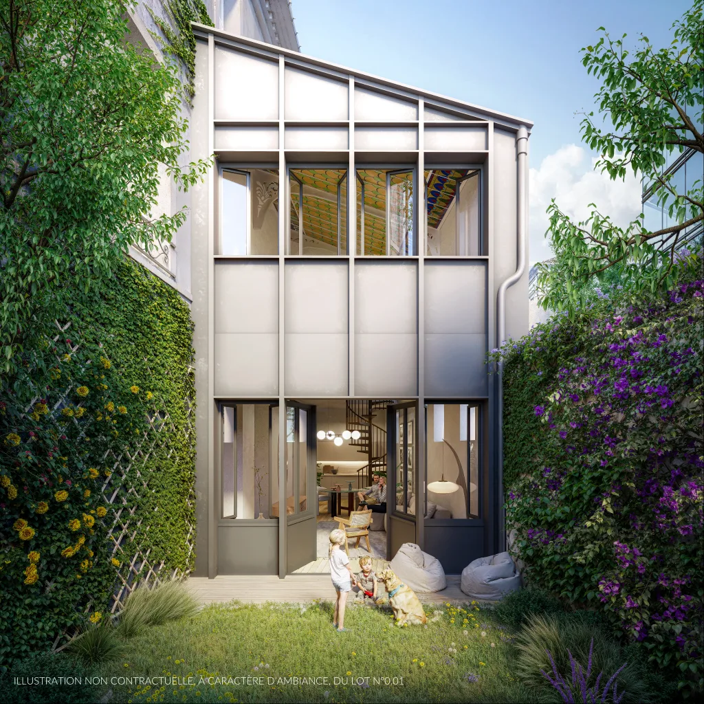 Le bâtiment sera aménagé en 9 logements du T1 au T2 Duplex avec des surfaces de 16.80m² à 84.50m² du RDC au R+3 et un lot avec terrasse et jardin. Les expositions Est et Ouest de l'immeuble offrent une belle luminosité aux appartements, pour certains "traversant". Le programme repose sur la mise en valeur et le respect d'un authentique patrimoine architectural. La façade principale donne sur la rue Victor Laloux. Les fenêtres sont munies de vantaux bois et de vitrage clair avec imposte, qui vient agrandir la surface vitrée et offre un apport de lumière généreux. Au total, 9 logements seront réhabilités avec soin et respect du patrimoine actuel, tout en alliant confort et charme intemporel sur un emplacement très recherché.