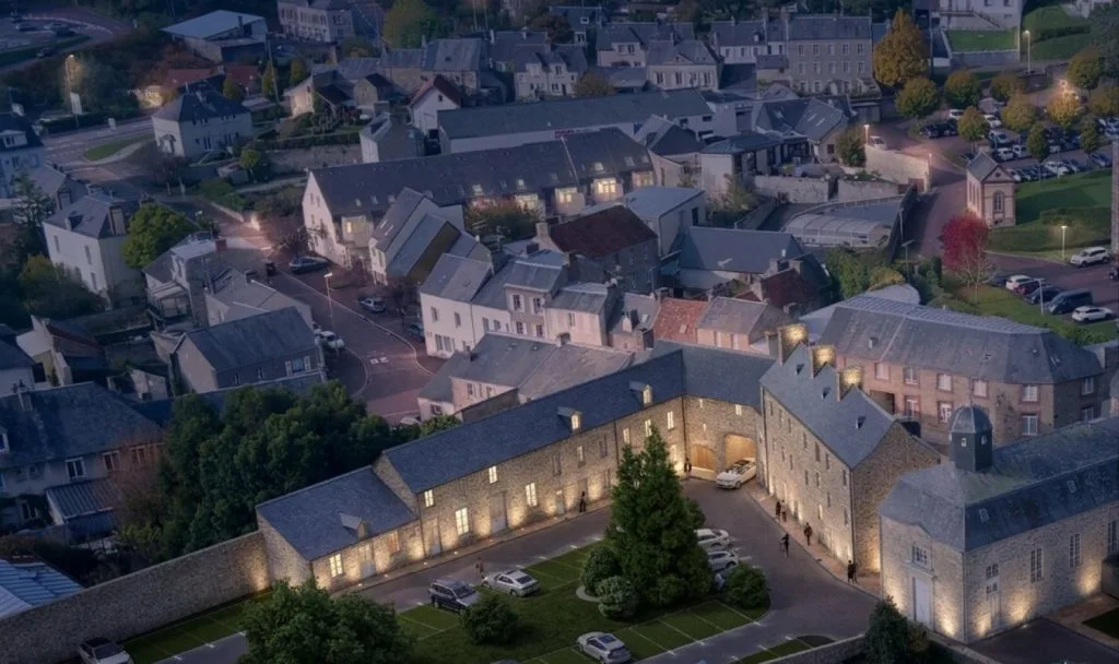 vue coutances aerienne main